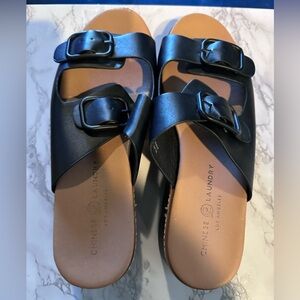 Chinese Laundry Black Sandal 9.5